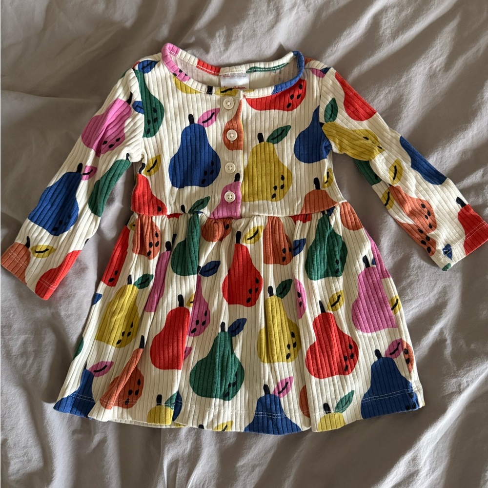 Hanna Andersson Rib Dress in cotton 12-18m